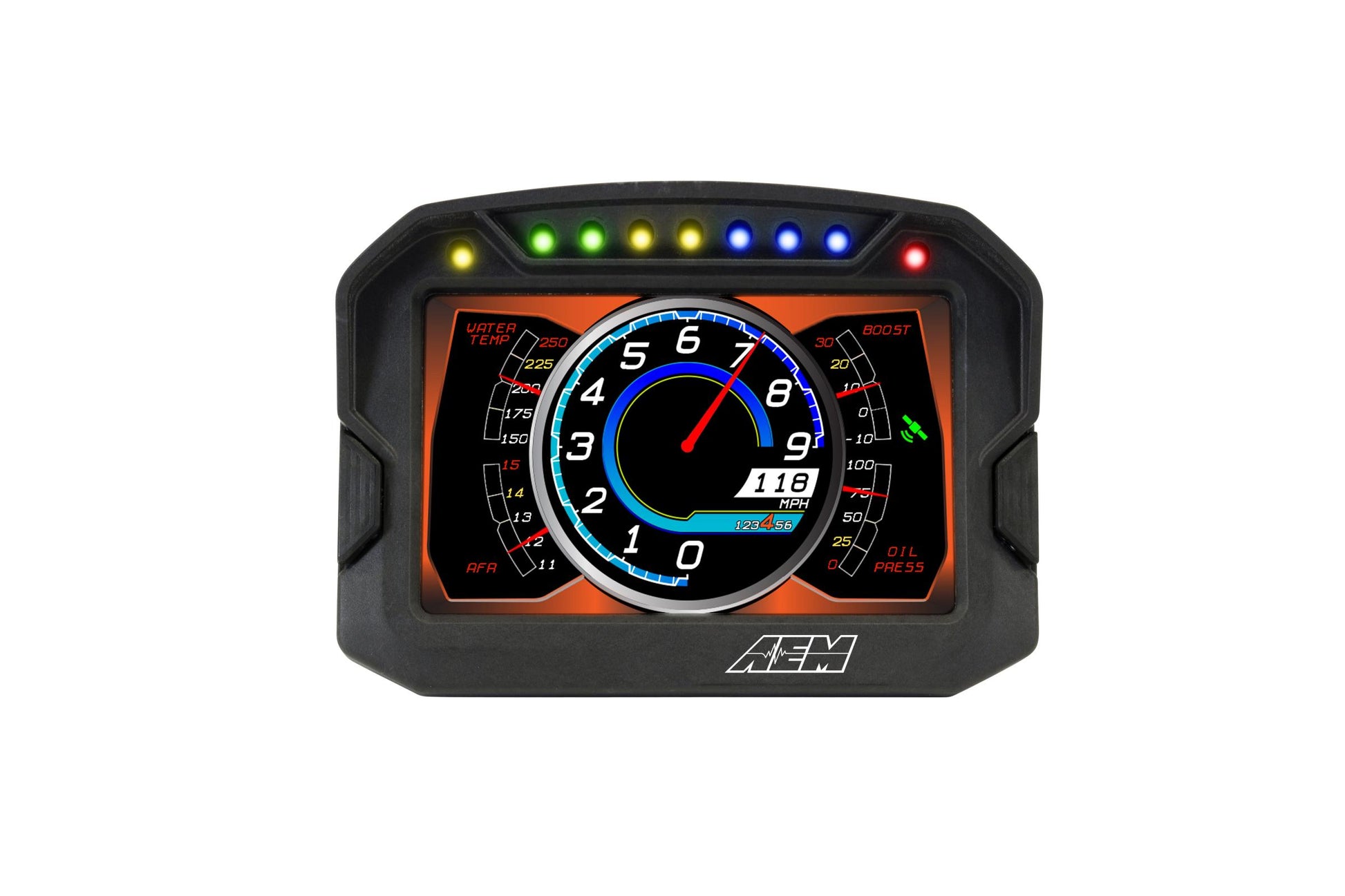 CD-5 Carbon Non-Logging/Non GPS Display 5-inch diagonal screen, carbon fiber composite enclosure, wiring harness included AEM Electronics-30
