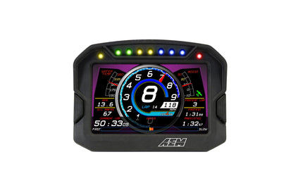 CD-5 Carbon Non-Logging/Non GPS Display 5-inch diagonal screen, carbon fiber composite enclosure, wiring harness included AEM Electronics-5