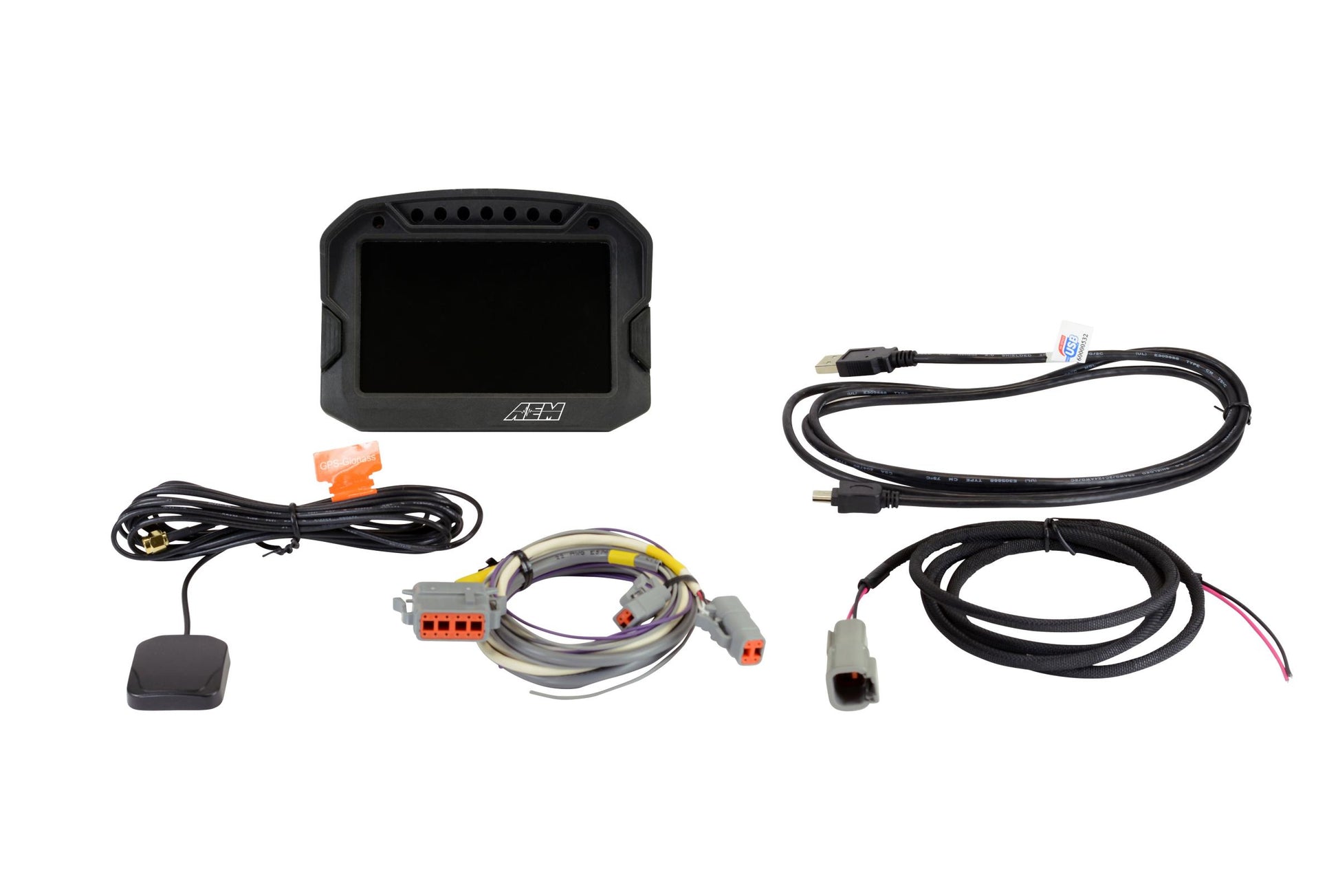 CD-5G Carbon Non-Logging Display with Internal GPS 5-inch diagonal screen, carbon fiber composite enclosure, GPS antenna and wiring harness included AEM Electronics-26