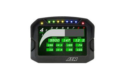 CD-5G Carbon Non-Logging Display with Internal GPS 5-inch diagonal screen, carbon fiber composite enclosure, GPS antenna and wiring harness included AEM Electronics-4