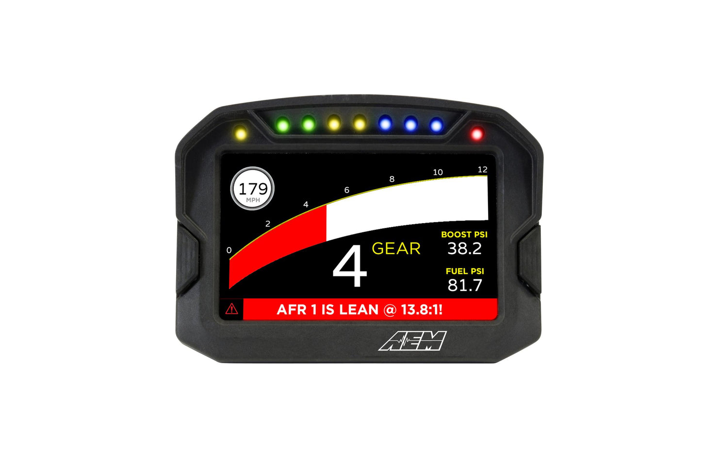CD-5G Carbon Non-Logging Display with Internal GPS 5-inch diagonal screen, carbon fiber composite enclosure, GPS antenna and wiring harness included AEM Electronics-33