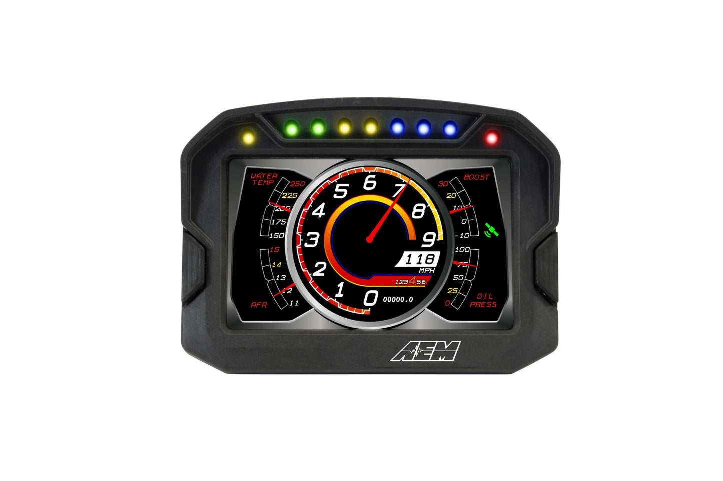 CD-5LG Carbon Logging Display with Internal GPS 5-inch diagonal screen, carbon fiber composite enclosure, GPS antenna and wiring harness included AEM Electronics-17