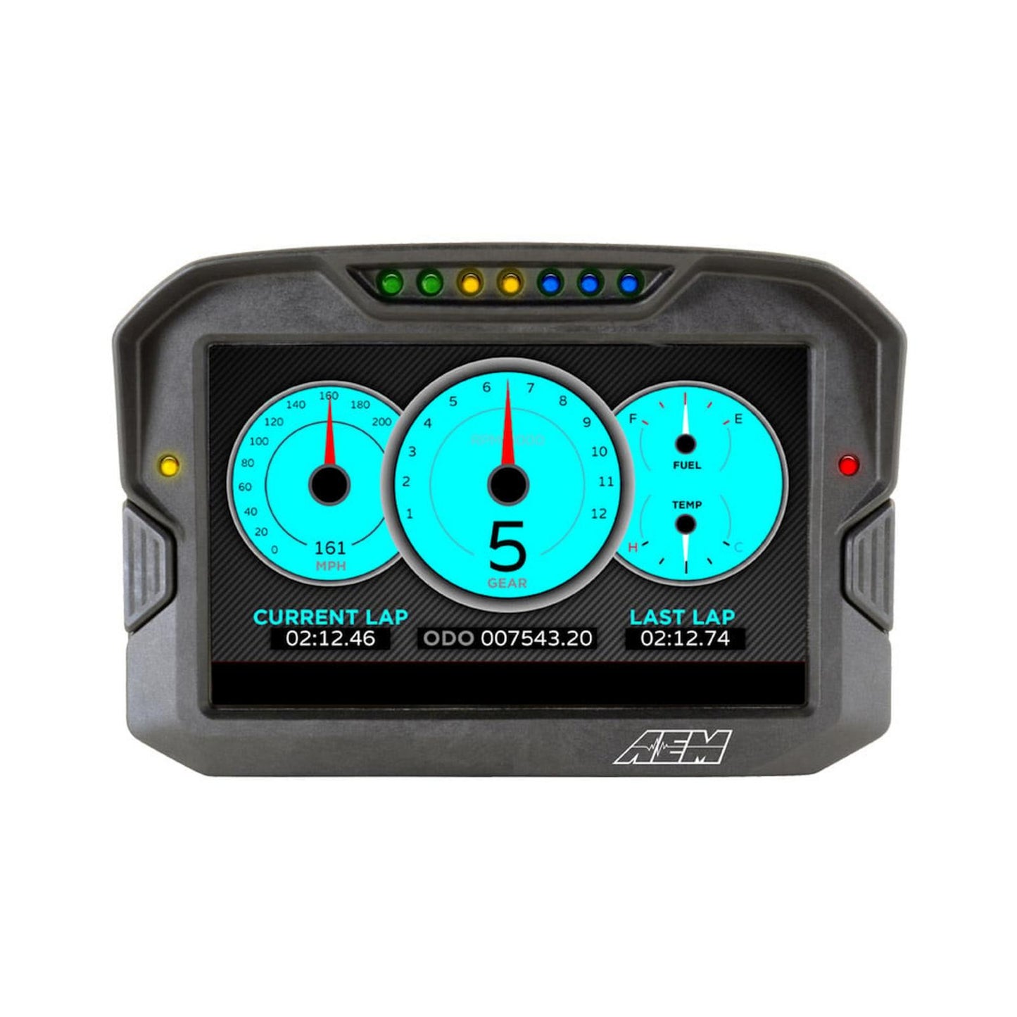 CD-7 Carbon Non-Logging/ Non-GPS Display 7-inch diagonal screen, carbon fiber enclosure, wiring harness included AEM Electronics