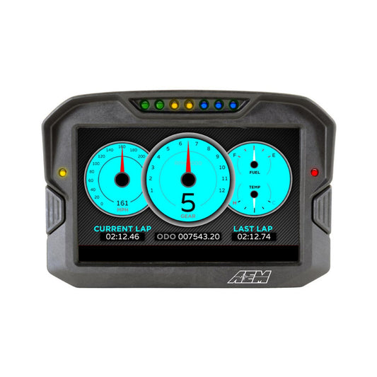CD-7 Carbon Non-Logging/ Non-GPS Display 7-inch diagonal screen, carbon fiber enclosure, wiring harness included AEM Electronics