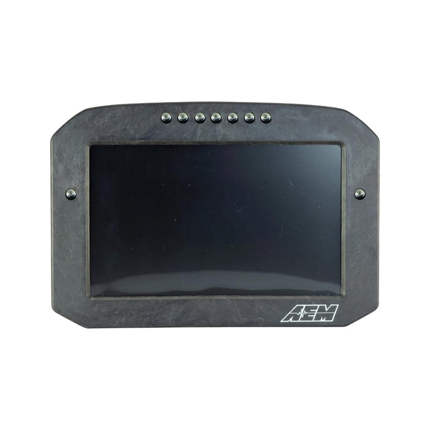 CD-7F Carbon Flat Panel Non-Logging Non-GPS Display 7 Inch Diagonal Screen Wiring Harness Included AEM Electronics