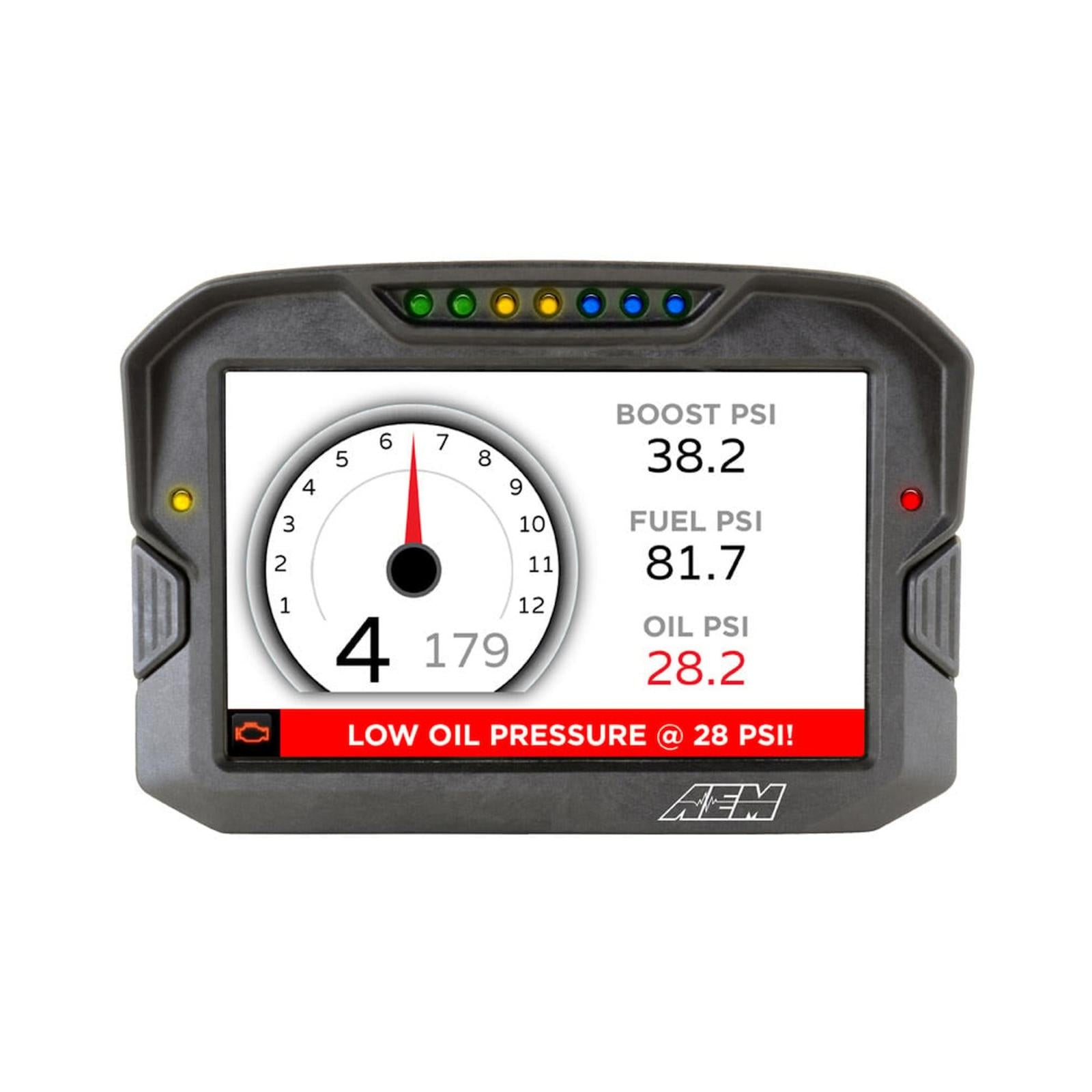 CD-7 Carbon Non-Logging/ Non-GPS Display 7-inch diagonal screen, carbon fiber enclosure, wiring harness included AEM Electronics-14