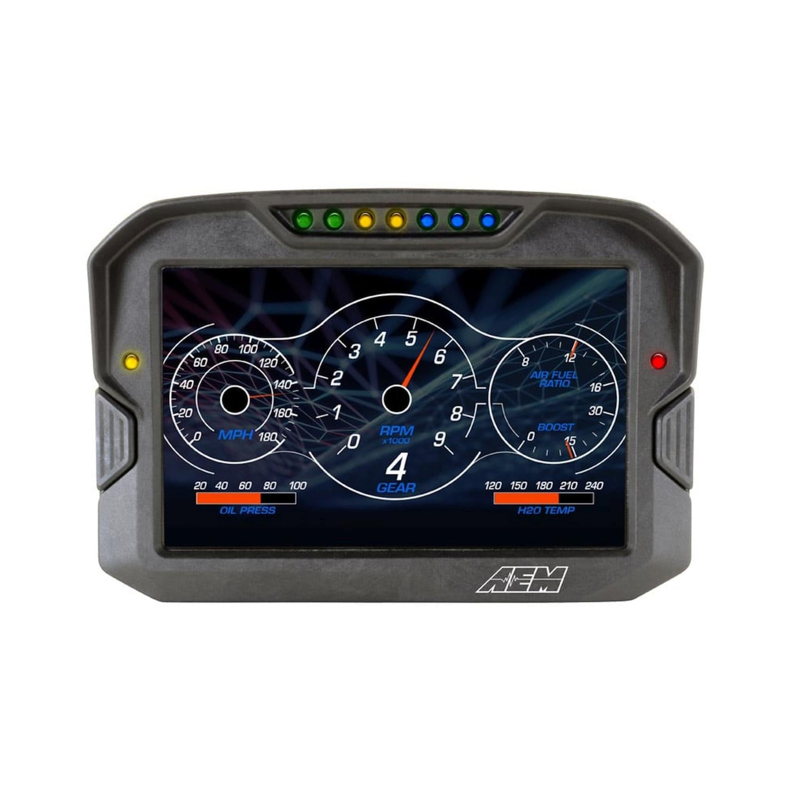 CD-7 Carbon Non-Logging/ Non-GPS Display 7-inch diagonal screen, carbon fiber enclosure, wiring harness included AEM Electronics-16