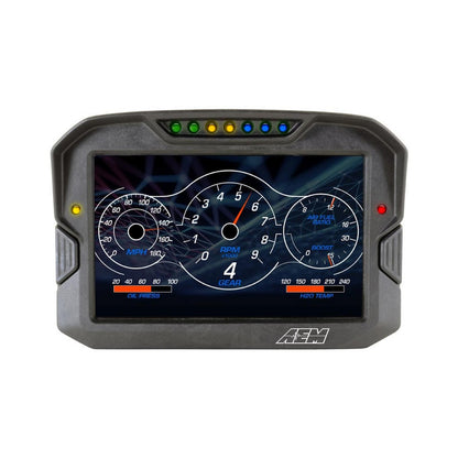 CD-7 Carbon Non-Logging/ Non-GPS Display 7-inch diagonal screen, carbon fiber enclosure, wiring harness included AEM Electronics-16