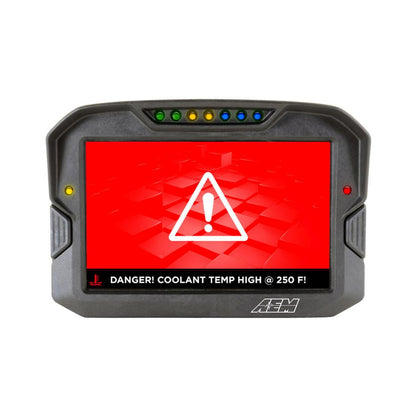 CD-7 Carbon Non-Logging/ Non-GPS Display 7-inch diagonal screen, carbon fiber enclosure, wiring harness included AEM Electronics-18