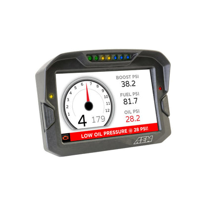 CD-7 Carbon Non-Logging/ Non-GPS Display 7-inch diagonal screen, carbon fiber enclosure, wiring harness included AEM Electronics-19
