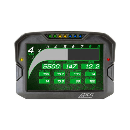 CD-7 Carbon Non-Logging/ Non-GPS Display 7-inch diagonal screen, carbon fiber enclosure, wiring harness included AEM Electronics-24