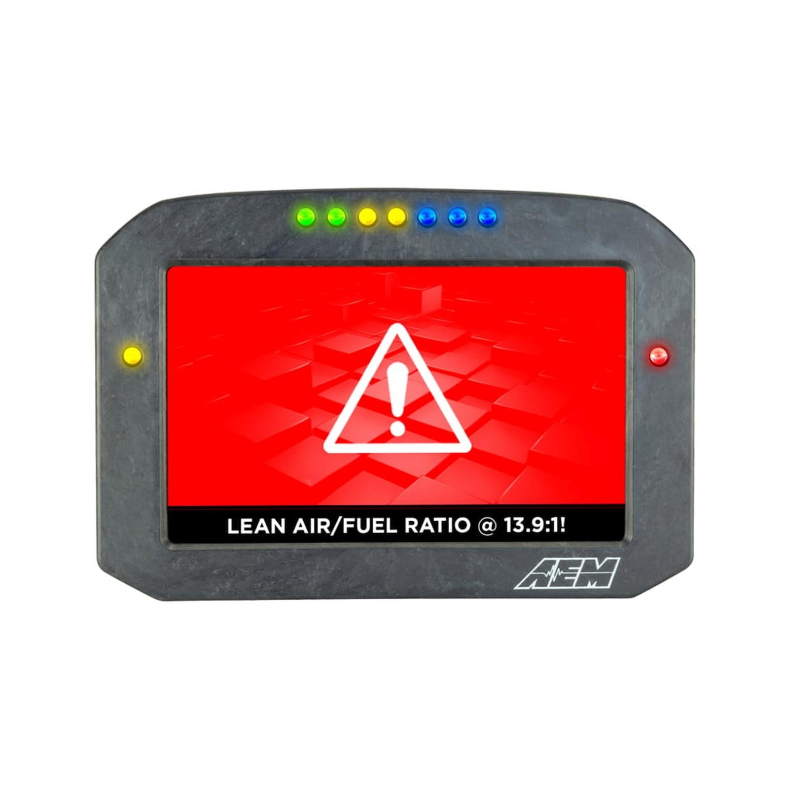 CD-7FL Carbon Flat Panel Logging Display 7-inch diagonal screen, carbon fiber enclosure, wiring harness included, Does Not Include Buttons (See PN 30-3610) AEM Electronics-10