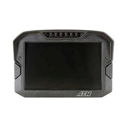 CD-7G Carbon Non-Logging Display with Internal GPS 7-inch diagonal screen, carbon fiber enclosure, GPS antenna and wiring harness included AEM Electronics-1
