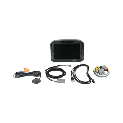 CD-7G Carbon Non-Logging Display with Internal GPS 7-inch diagonal screen, carbon fiber enclosure, GPS antenna and wiring harness included AEM Electronics-4