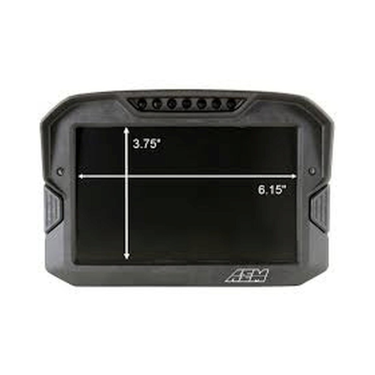 CD-7LG Carbon Logging Display with Internal GPS 7-inch diagonal screen, carbon fiber enclosure, GPS antenna and wiring harness included AEM Electronics-2