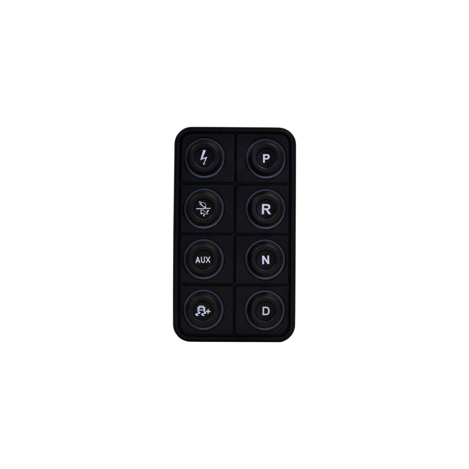 8-Button CAN Keypad EV programmable button pad for use with VCU200 or VCU300 AEM Electronics-6