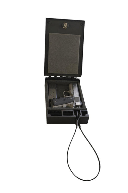 Portable Safe For Compact Pistols Universal Black Includes Cable Products Tuffy Security-2