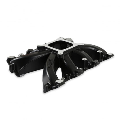 Single Plane Intake GM LS1/LS2/LS6 Black Ceramic Coated, Carbureted Single Plane Intake Manifold Fits All GM LS Gen III or IV Engines Equipped with LS1/LS2/LS6 Style Cathedral Port Cylinder Heads Holley-6