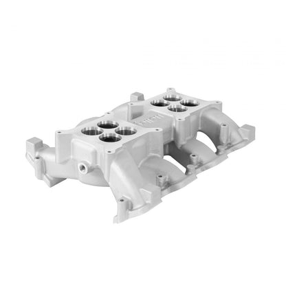 LS Carbureted Manifold 2x4 Dual Plane LS3/L92 Carbureted GM LS Gen III LS3/LS92 2x4160 Dual Plane Intake Manifold All GM LS Gen III or Gen IV Engines Equipped with LS3/L92 Style Rectangular Port Cylinder Heads Holley-4