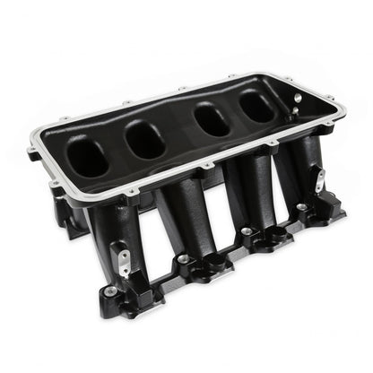 Hi-Ram Lower Manifold GM LS1/LS2/LS6-Black LS1/LS2/LS6 Cathedral Port Carbureted Base Only (plenum-Top-Mounting Fabrication Flange Available) Holley