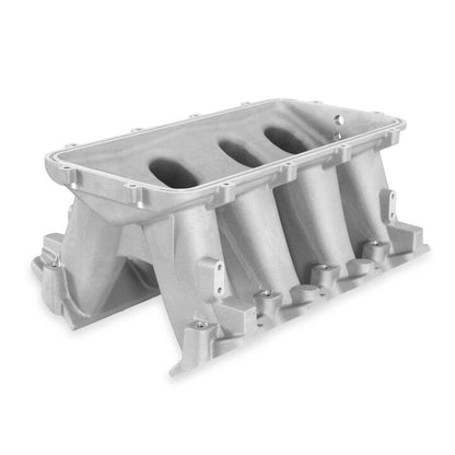 Hi-Ram Lower Manifold GM LS1/LS2/LS6 Cathedral Port Carbureted Base Only (plenum-Top-Mounting Fabrication Flange Available) Holley-2