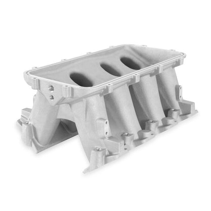 Hi-Ram Lower Manifold GM LS1/LS2/LS6 Cathedral Port Carbureted Base Only (plenum-Top-Mounting Fabrication Flange Available) Holley-5
