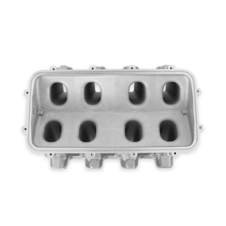 Hi-Ram Lower Manifold GM LS1/LS2/LS6 Cathedral Port Carbureted Base Only (plenum-Top-Mounting Fabrication Flange Available) Holley-6