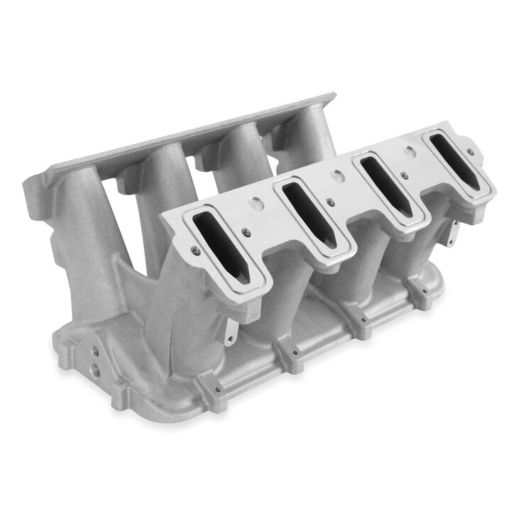 Hi-Ram Lower Manifold GM LS1/LS2/LS6 Cathedral Port Carbureted Base Only (plenum-Top-Mounting Fabrication Flange Available) Holley-7