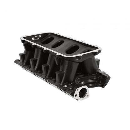 Black 351W Ford Hi-Ram Carbureted Manifold Base Black Ford 351W (9.5 Deck) Ford Hi-Ram Intake Manifold Base Holley-1
