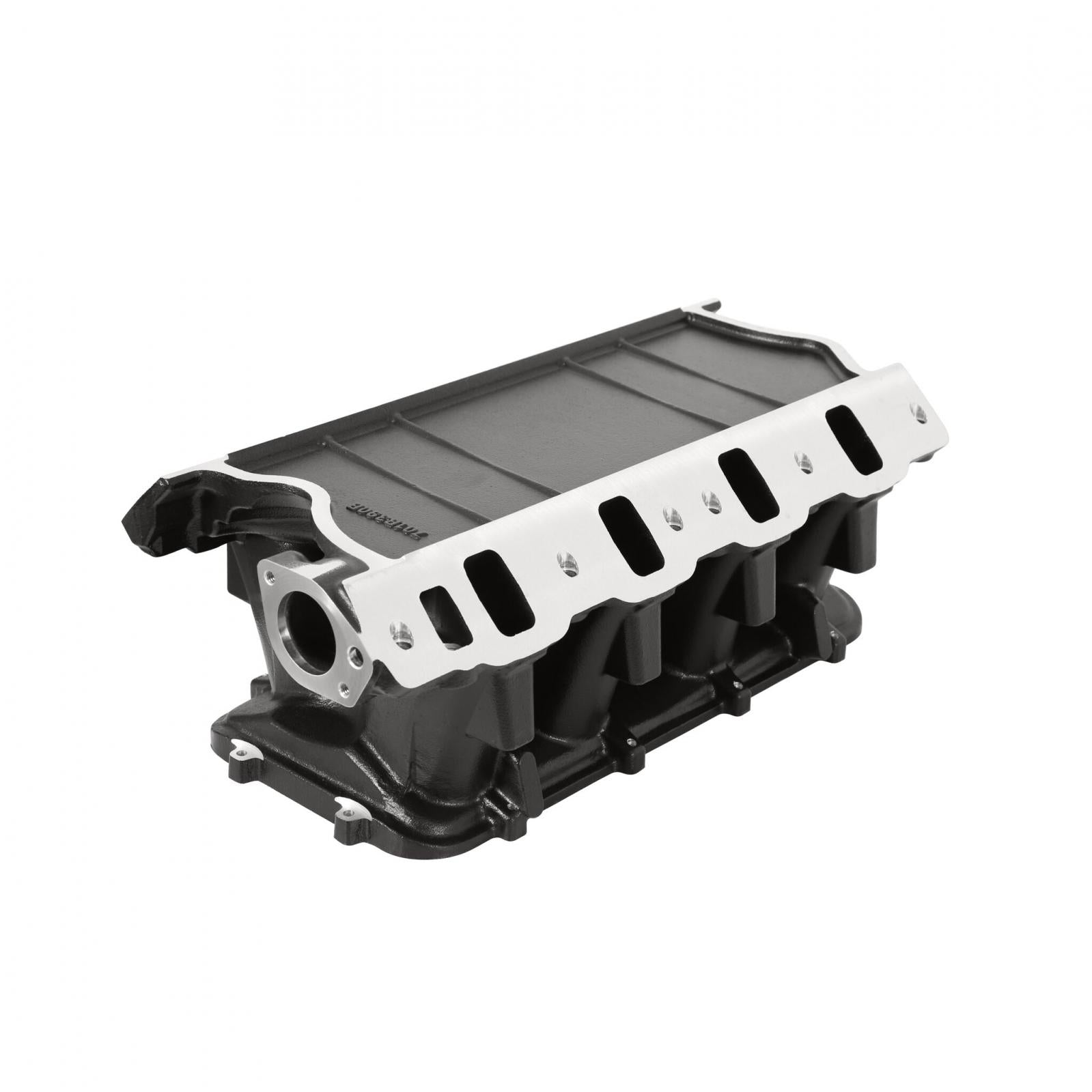 Black 351W Ford Hi-Ram Carbureted Manifold Base Black Ford 351W (9.5 Deck) Ford Hi-Ram Intake Manifold Base Holley-7
