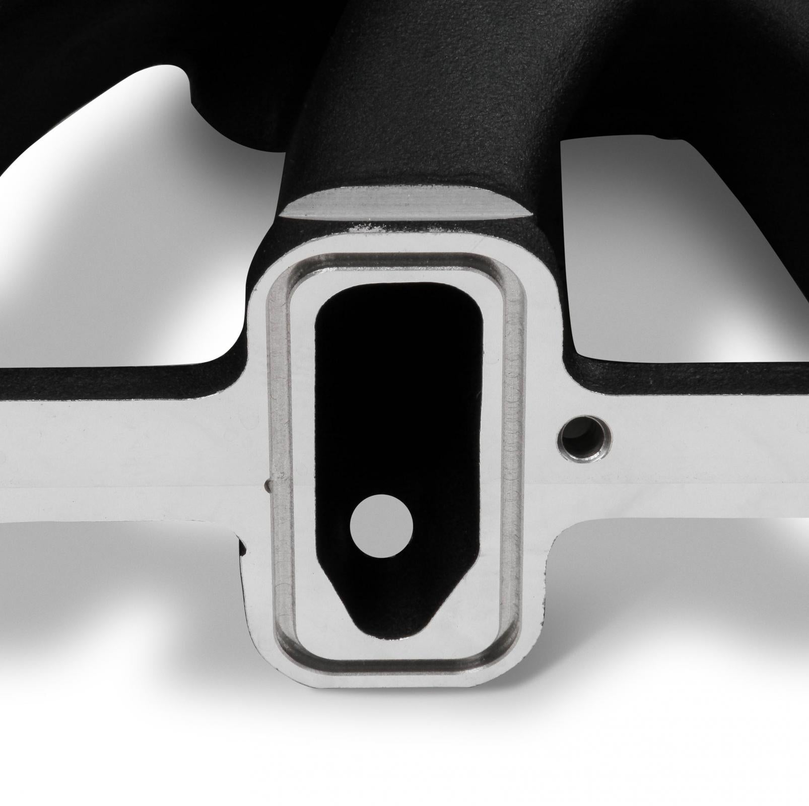 Single Plane EFI Split-Design Race Intake Manifold- GM LS1/LS2/LS6-Black EFI Single Plane Split-Design Race Intake Manifold Fits All GM LS Gen III or IV Engines Equipped with LS1/LS2/LS6 Style Cathedral Port Cylinder Heads Holley-11