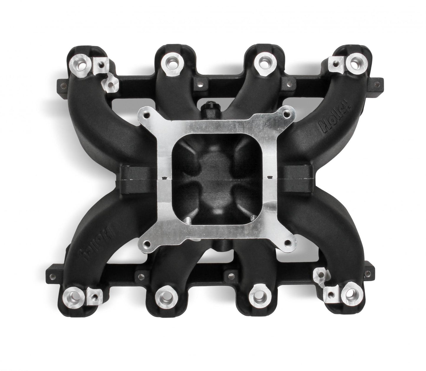 Single Plane EFI Split-Design Race Intake Manifold- GM LS1/LS2/LS6-Black EFI Single Plane Split-Design Race Intake Manifold Fits All GM LS Gen III or IV Engines Equipped with LS1/LS2/LS6 Style Cathedral Port Cylinder Heads Holley-4