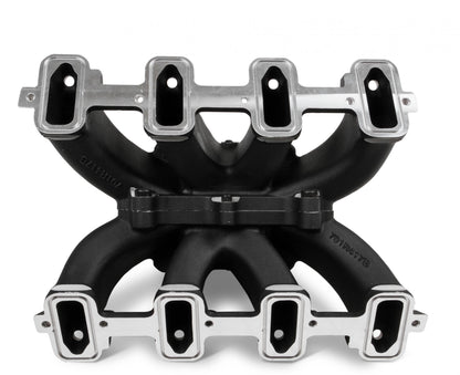 Single Plane EFI Split-Design Race Intake Manifold- GM LS1/LS2/LS6-Black EFI Single Plane Split-Design Race Intake Manifold Fits All GM LS Gen III or IV Engines Equipped with LS1/LS2/LS6 Style Cathedral Port Cylinder Heads Holley-9
