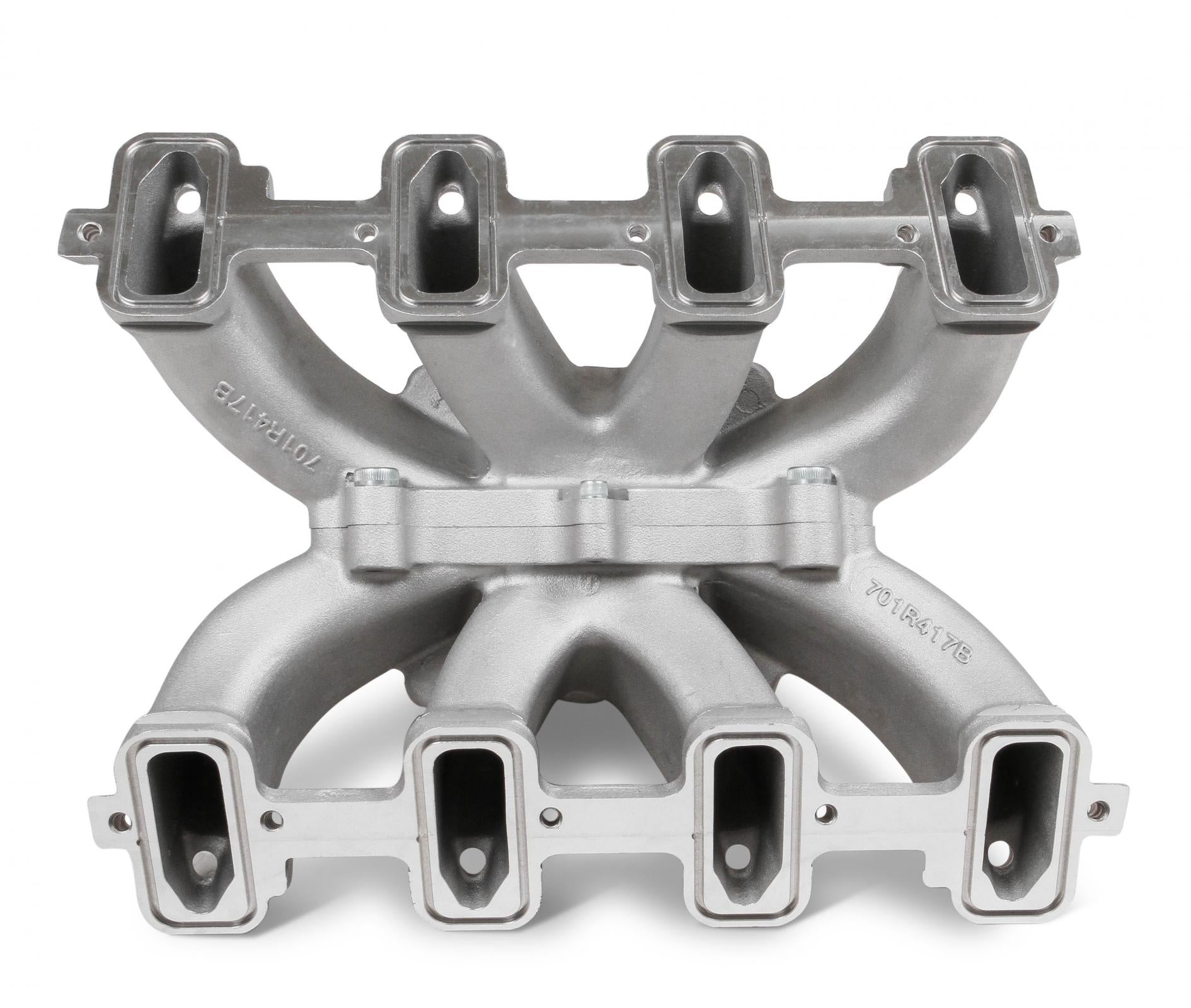 Single Plane EFI Split-Design Race Intake Manifold- GM LS1/LS2/LS6 EFI Single Plane Split-Design Race Intake Manifold Fits All GM LS Gen III or IV Engines Equipped with LS1/LS2/LS6 Style Cathedral Port Cylinder Heads Holley-11