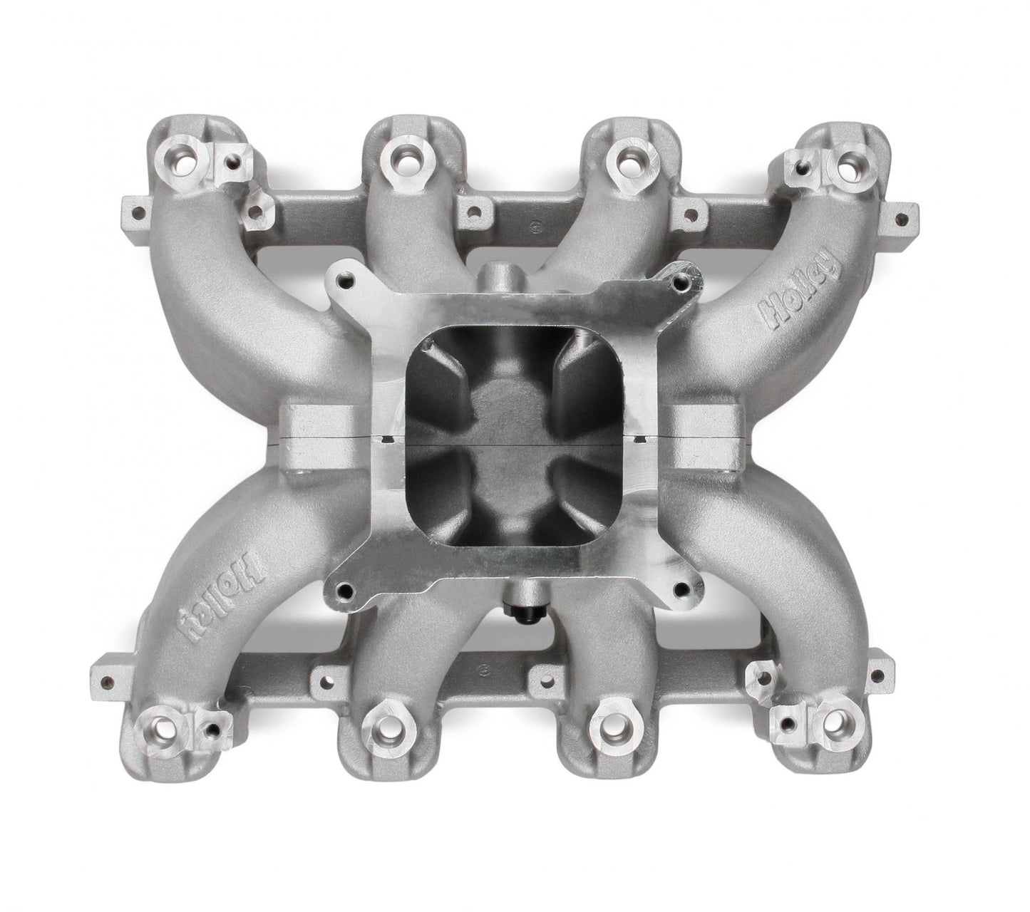 Single Plane EFI Split-Design Race Intake Manifold- GM LS1/LS2/LS6 EFI Single Plane Split-Design Race Intake Manifold Fits All GM LS Gen III or IV Engines Equipped with LS1/LS2/LS6 Style Cathedral Port Cylinder Heads Holley-5