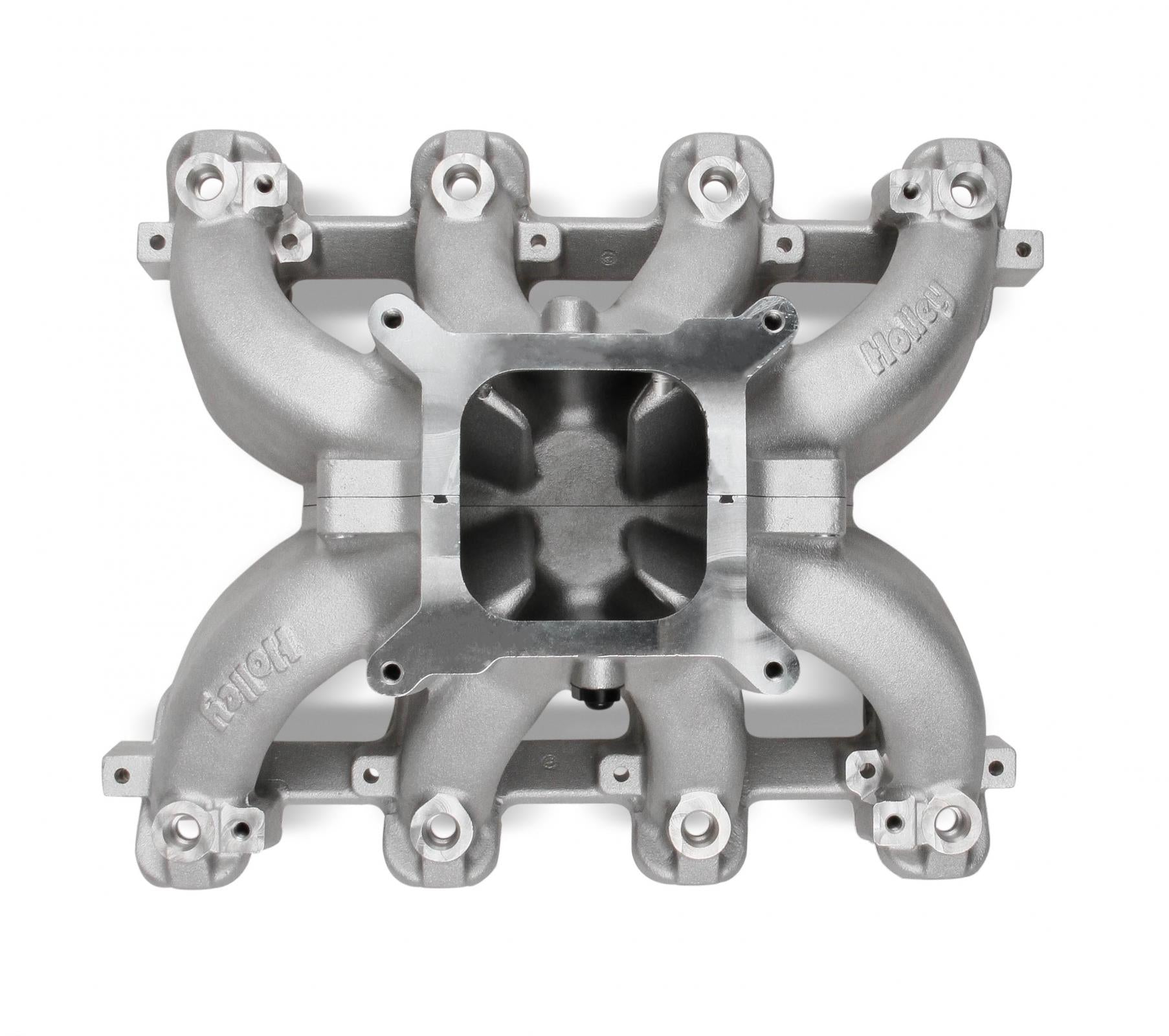 Single Plane EFI Split-Design Race Intake Manifold- GM LS1/LS2/LS6 EFI Single Plane Split-Design Race Intake Manifold Fits All GM LS Gen III or IV Engines Equipped with LS1/LS2/LS6 Style Cathedral Port Cylinder Heads Holley-5