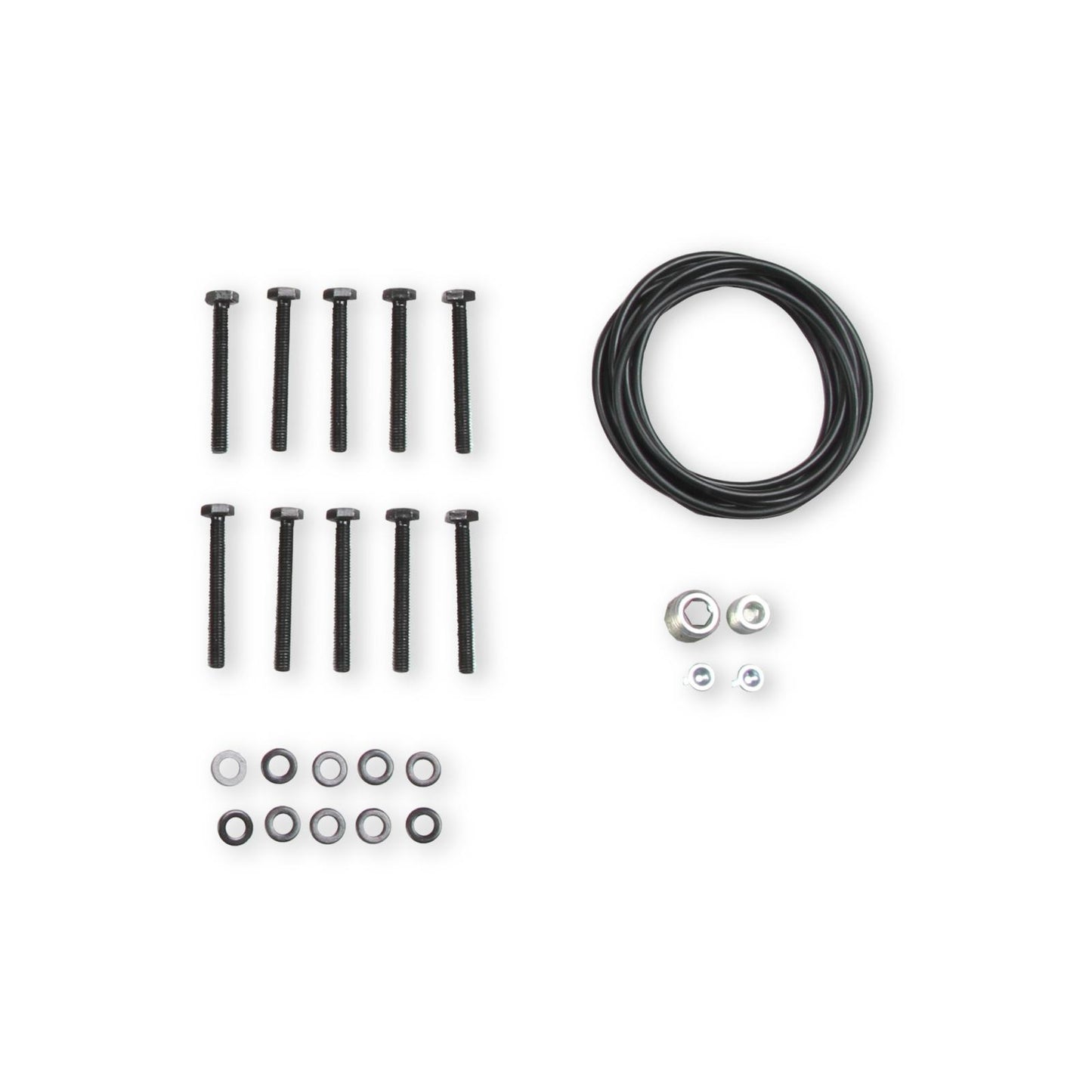 Single Plane Split-Design Race Intake Manifold- GM LS1/LS2/LS6- Black Carbureted Single Plane Split-Design Race Intake Manifold Fits All GM LS Gen III or IV Engines Equipped with LS1/LS2/LS6 Style Cathedral Port Cylinder Heads Holley-7