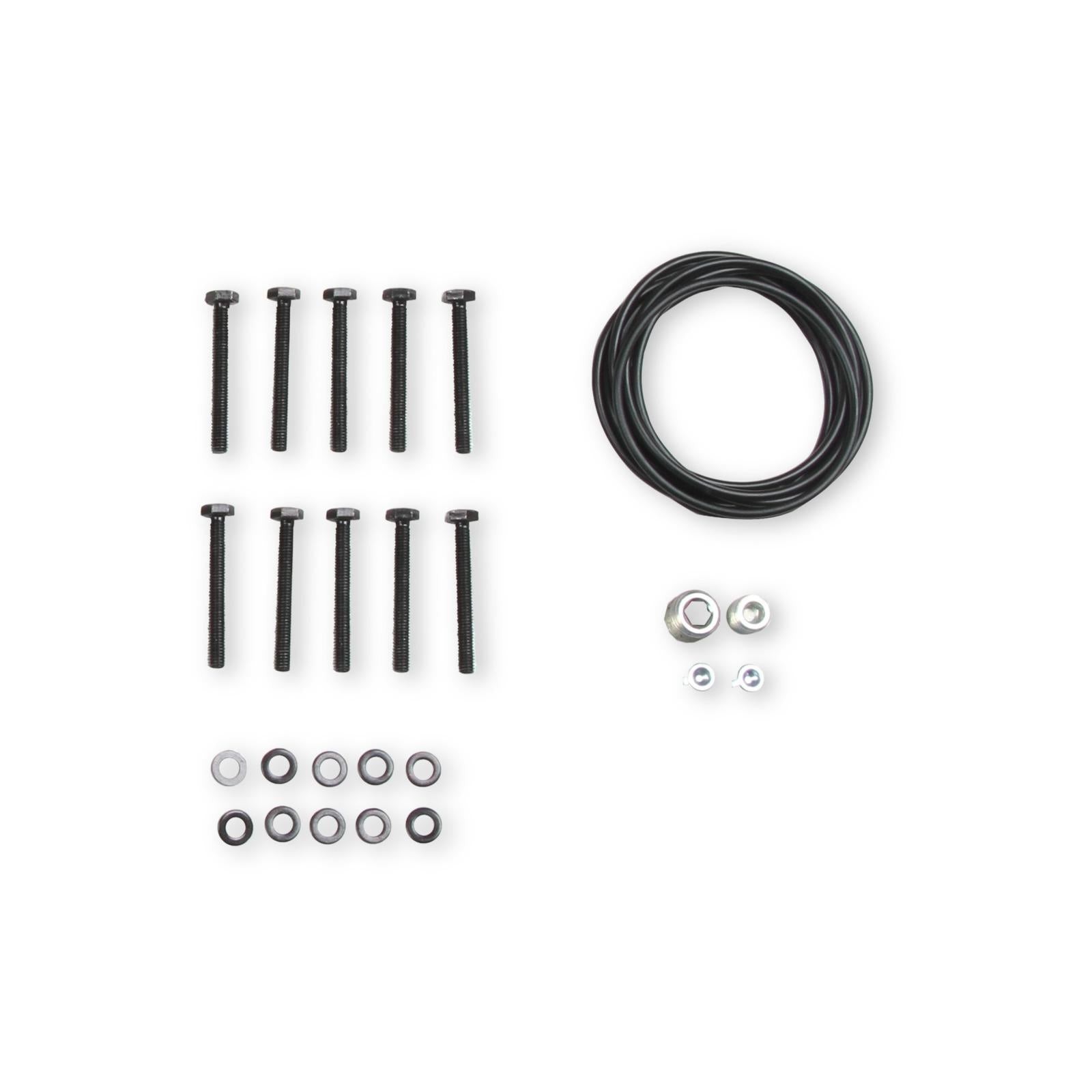 Single Plane Split-Design Race Intake Manifold- GM LS1/LS2/LS6- Black Carbureted Single Plane Split-Design Race Intake Manifold Fits All GM LS Gen III or IV Engines Equipped with LS1/LS2/LS6 Style Cathedral Port Cylinder Heads Holley-7