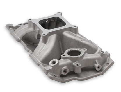 Single Plane Intake Manifold- Chevy Small Block V8 Intake Manifold 1957-1986 262ci-400ci, 1987-later with Aluminum Heads Holley-1