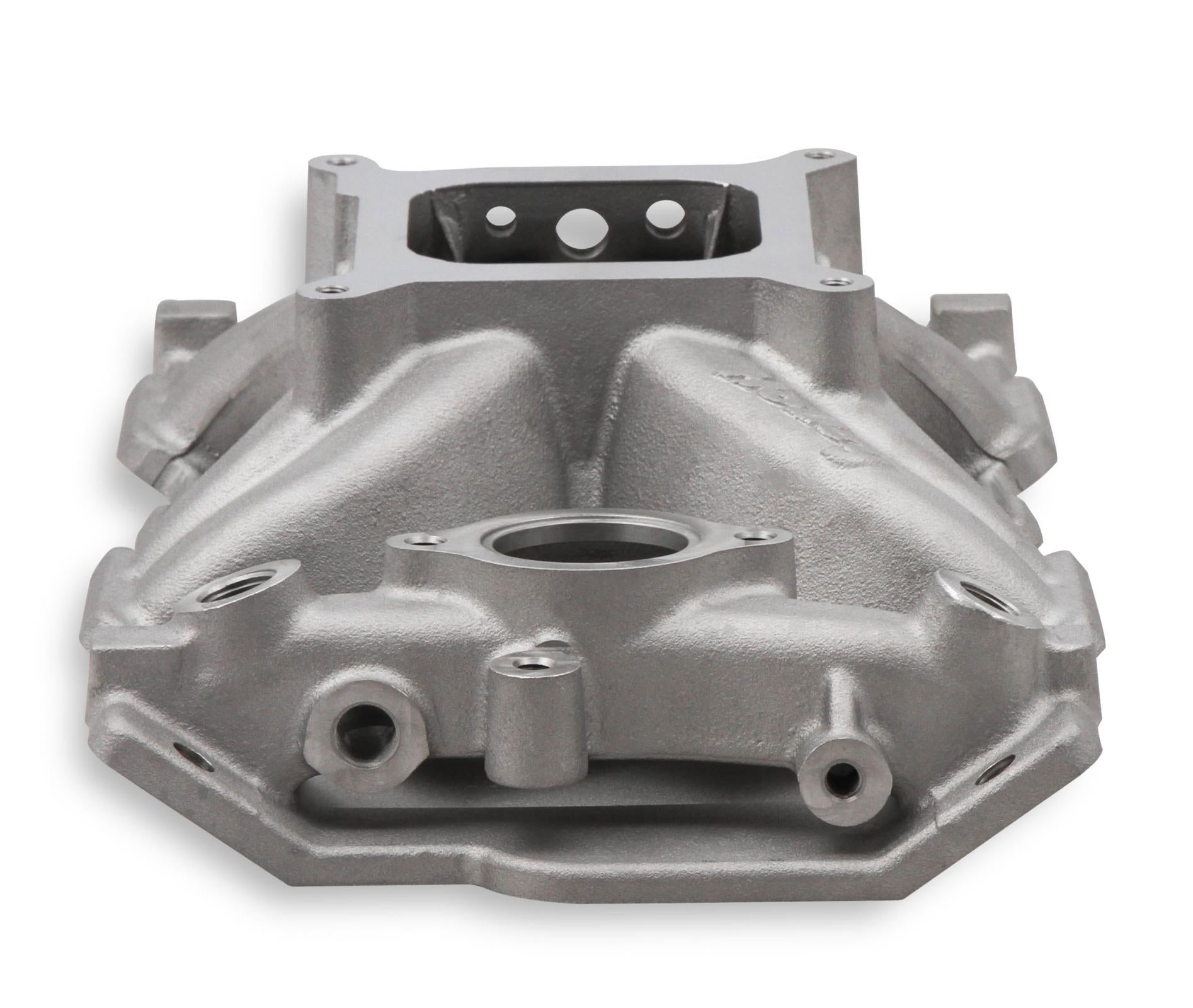 Single Plane Intake Manifold- Chevy Small Block V8 Intake Manifold 1957-1986 262ci-400ci, 1987-later with Aluminum Heads Holley-2