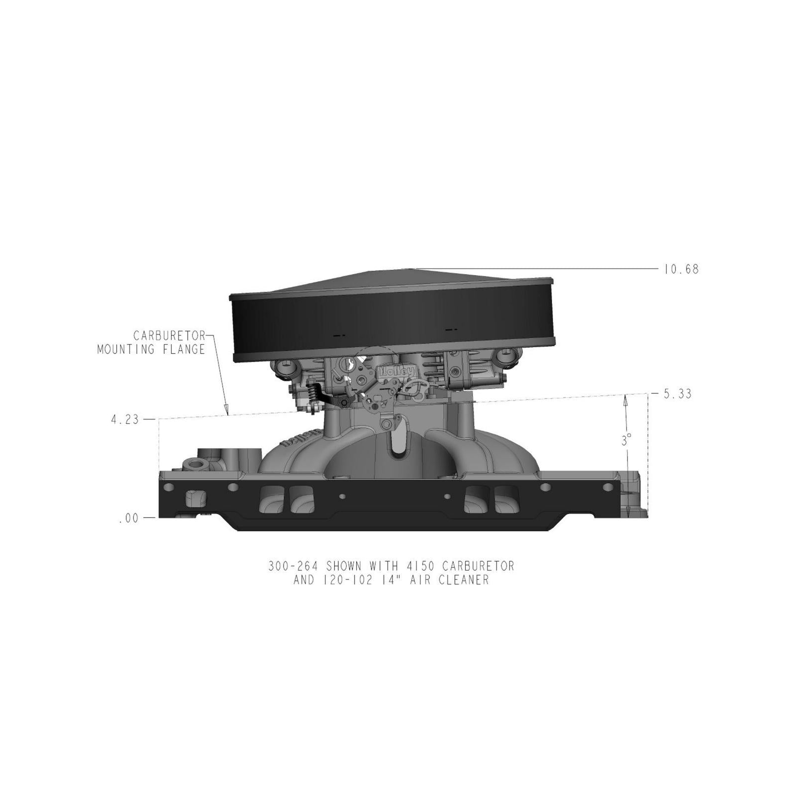 Chevy Small Block V8 with L31 Vortec Cylinder Heads SBC 4150 Single Plane Intake Manifold Small Block Chevrolet 262-400 Cid Engines with 1996-2002 (L31) Vortec Cylinder Heads (non-EGR Applications) Holley-5