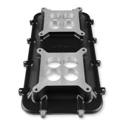 Mid-Rise Plenum Base Adapter Kit Black Mid-Rise Plenum Base Adapter Kit GM LS1/LS2/LS6 Black Holley-1