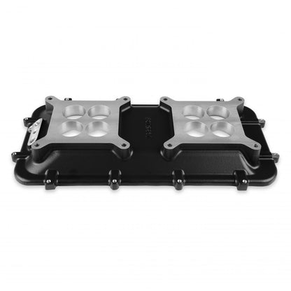 Mid-Rise Plenum Base Adapter Kit Black Mid-Rise Plenum Base Adapter Kit GM LS1/LS2/LS6 Black Holley-2