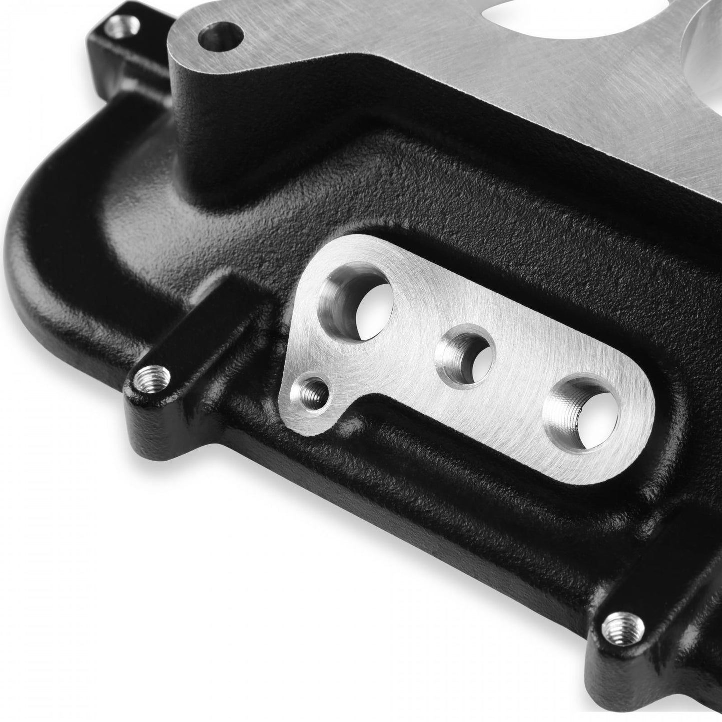 Mid-Rise Plenum Base Adapter Kit Black Mid-Rise Plenum Base Adapter Kit GM LS1/LS2/LS6 Black Holley-5