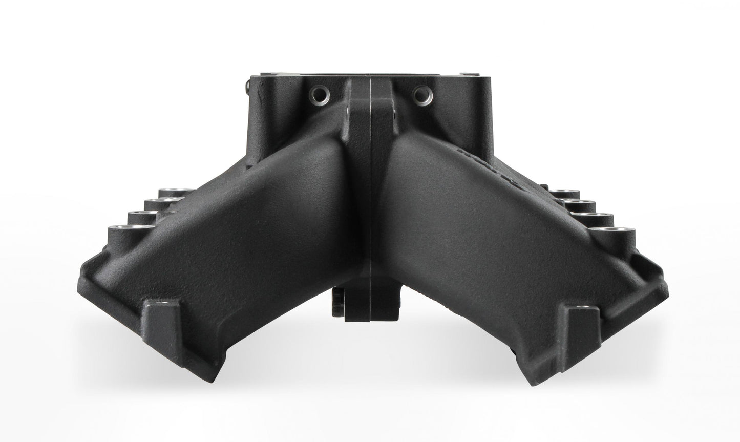 Single Plane EFI Split-Design Race Intake Manifold- GM LS3/L92- Black EFI Single Plane Split-Design Race Intake Manifold Fits All GM LS Gen III or IV Engines Equipped with LS3/L92 Cylinder Heads Holley-12