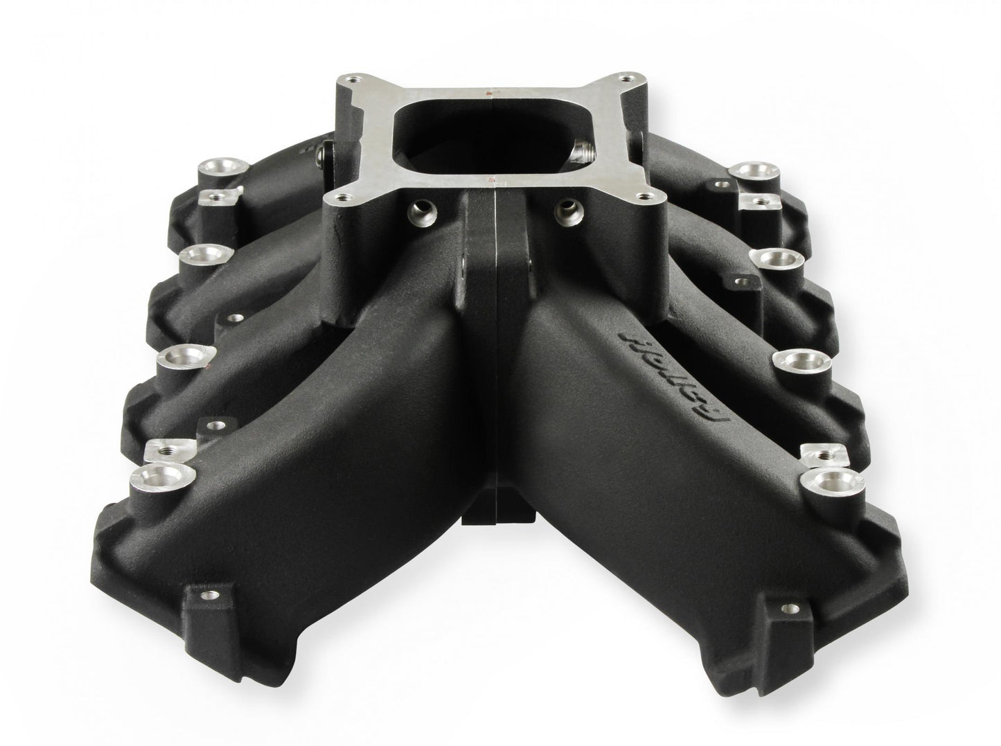 Single Plane EFI Split-Design Race Intake Manifold- GM LS3/L92- Black EFI Single Plane Split-Design Race Intake Manifold Fits All GM LS Gen III or IV Engines Equipped with LS3/L92 Cylinder Heads Holley-13