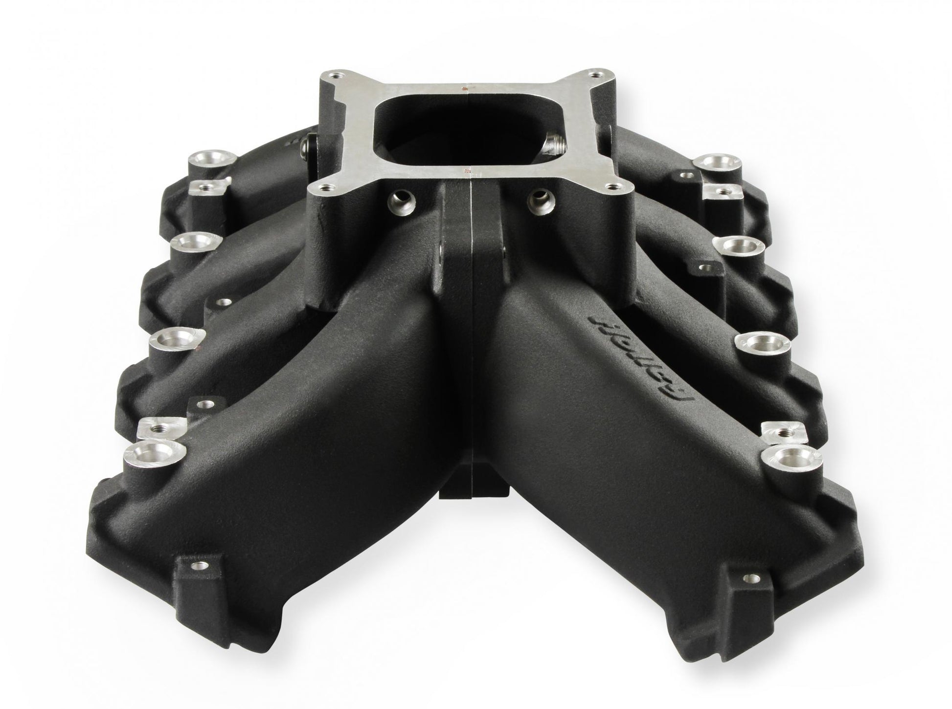 Single Plane EFI Split-Design Race Intake Manifold- GM LS3/L92- Black EFI Single Plane Split-Design Race Intake Manifold Fits All GM LS Gen III or IV Engines Equipped with LS3/L92 Cylinder Heads Holley-13