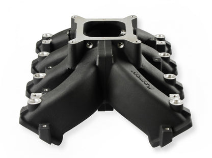 Single Plane EFI Split-Design Race Intake Manifold- GM LS3/L92- Black EFI Single Plane Split-Design Race Intake Manifold Fits All GM LS Gen III or IV Engines Equipped with LS3/L92 Cylinder Heads Holley-13