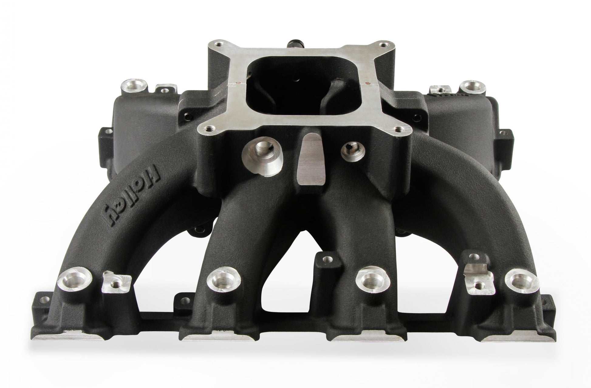 Single Plane EFI Split-Design Race Intake Manifold- GM LS3/L92- Black EFI Single Plane Split-Design Race Intake Manifold Fits All GM LS Gen III or IV Engines Equipped with LS3/L92 Cylinder Heads Holley-15