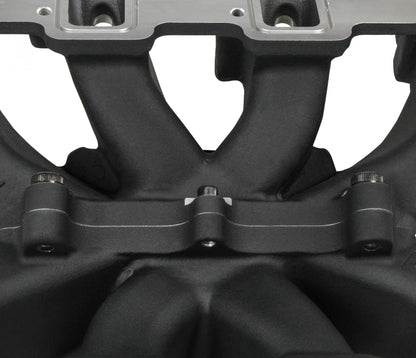 Single Plane EFI Split-Design Race Intake Manifold- GM LS3/L92- Black EFI Single Plane Split-Design Race Intake Manifold Fits All GM LS Gen III or IV Engines Equipped with LS3/L92 Cylinder Heads Holley-20
